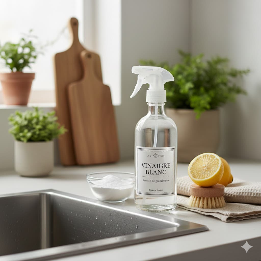 Le vinaigre blanc, un remède de grand-mère efficace pour votre intérieur !